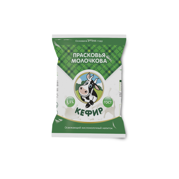 

Кефир Бзмж праск. молочкова 2,5% пленка 0,9кг пгмз
