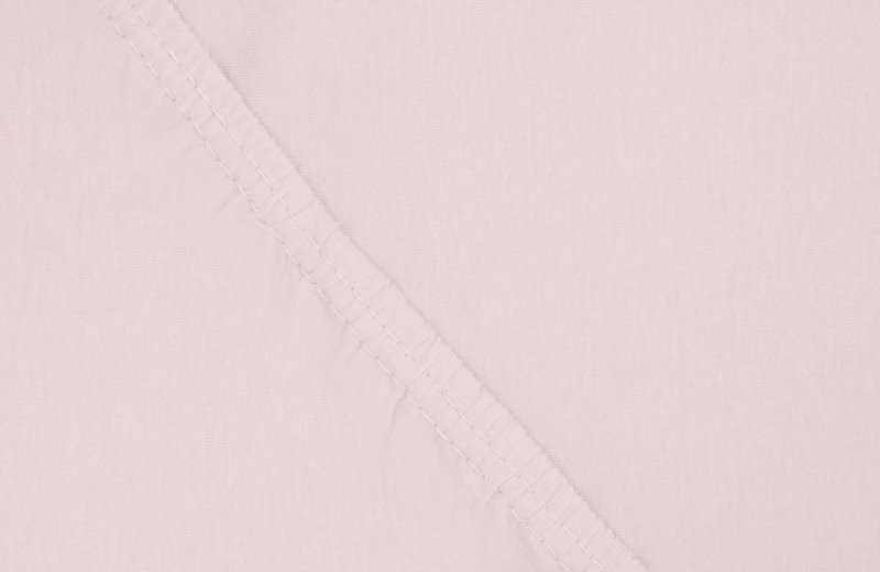 фото Простыня на резинке трикотажная розовая 160х200х20 ecotex