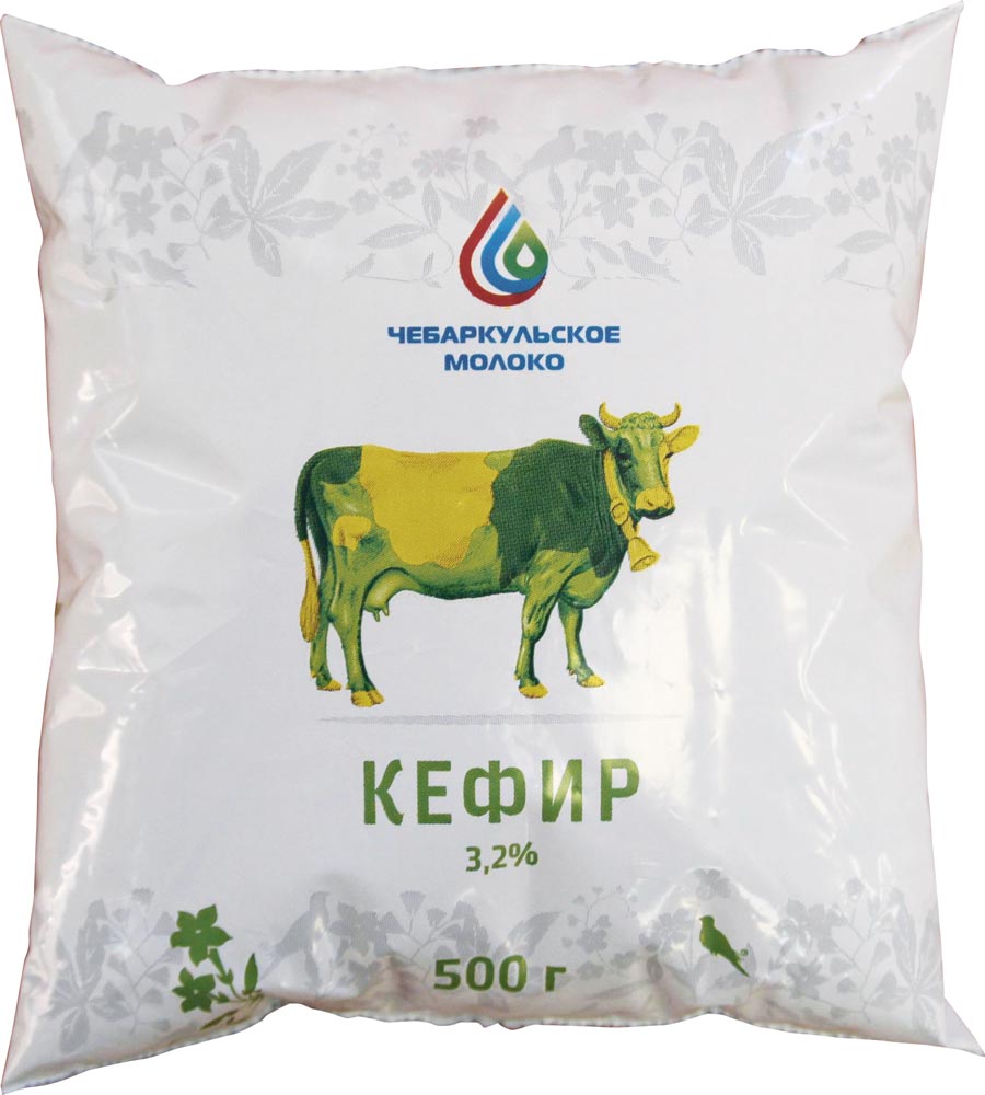 

Кефир Бзмж 3,2% пленка 0,5л чебаркуль