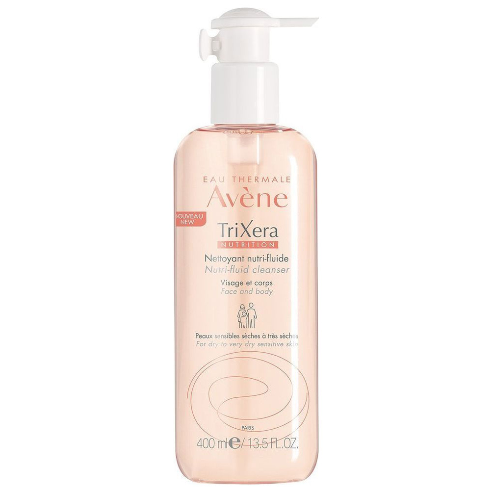 Очищающий гель Avene Trixera Nutrition 400 мл avene легкий питательный очищающий гель trixera nutrition nutri fluid cleansing gel