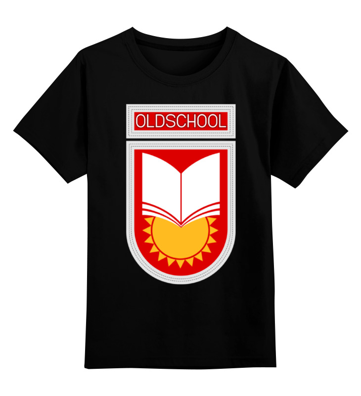 

Детская футболка Printio Oldschool цв.черный р.140, 0000000785348