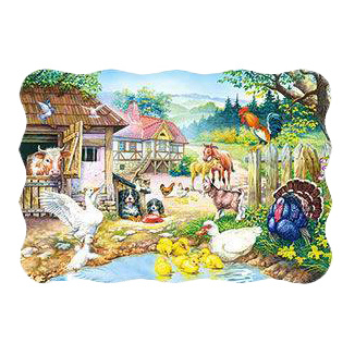 

Пазл Castorland 30 деталей, ферма 30 деталей