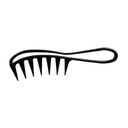 Расческа-гребень Ollin с крупными зубцами и ручкой изогнутая