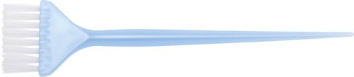 фото Кисть для окрашивания dewal с белой прямой щетиной узкая 45 мм голубая