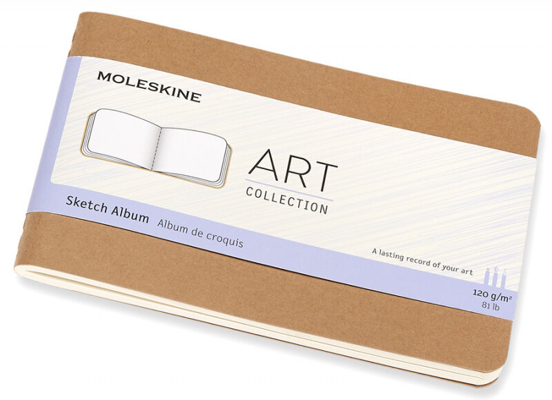 

Блокнот для рисования Moleskine Art Cahier Sketch Pocket ARTSKA2P3 нелинованный Biege, Art Cahier Sketch Pocket нелинованный