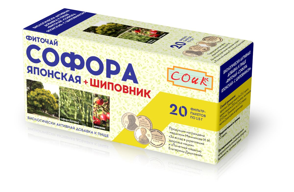 

Фиточай софора с шиповником 20*1.5 г