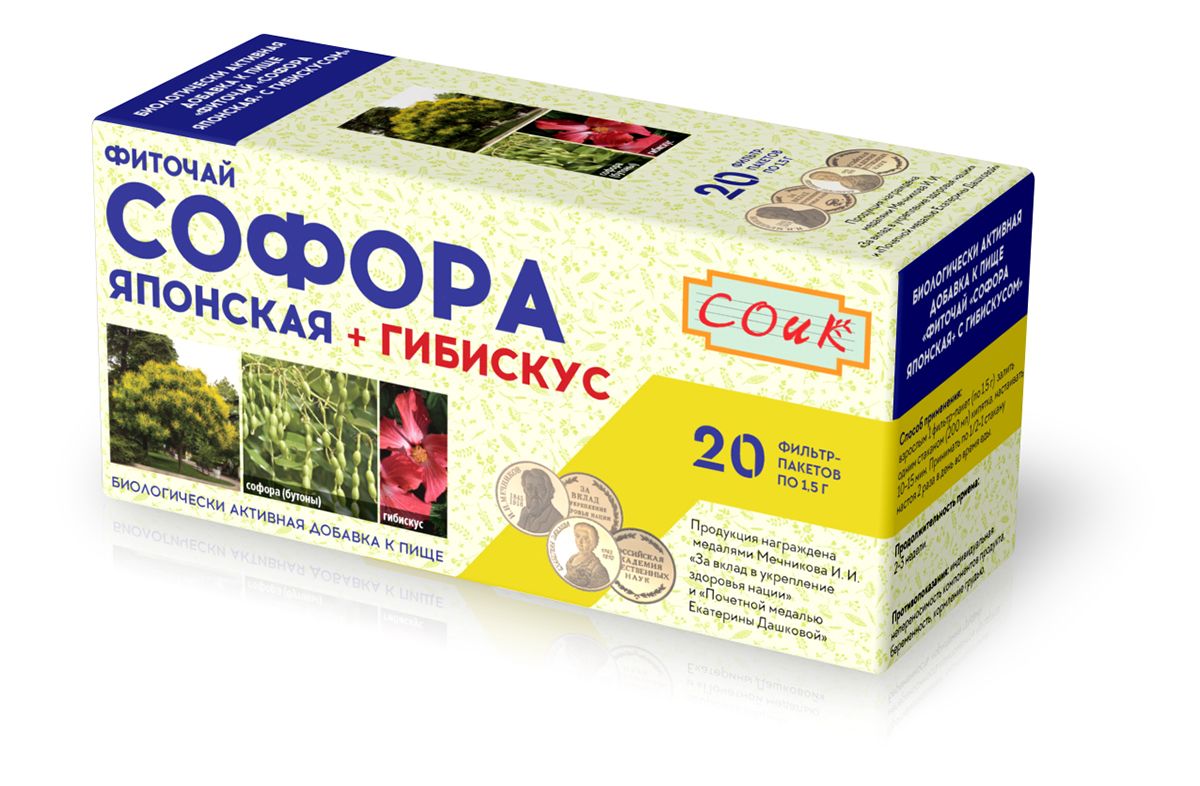 

Фиточай Софора с гибискусом 20*1.5 г
