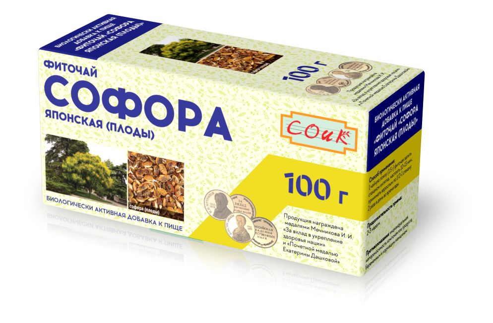 Фиточай Софора японская плоды 100 г