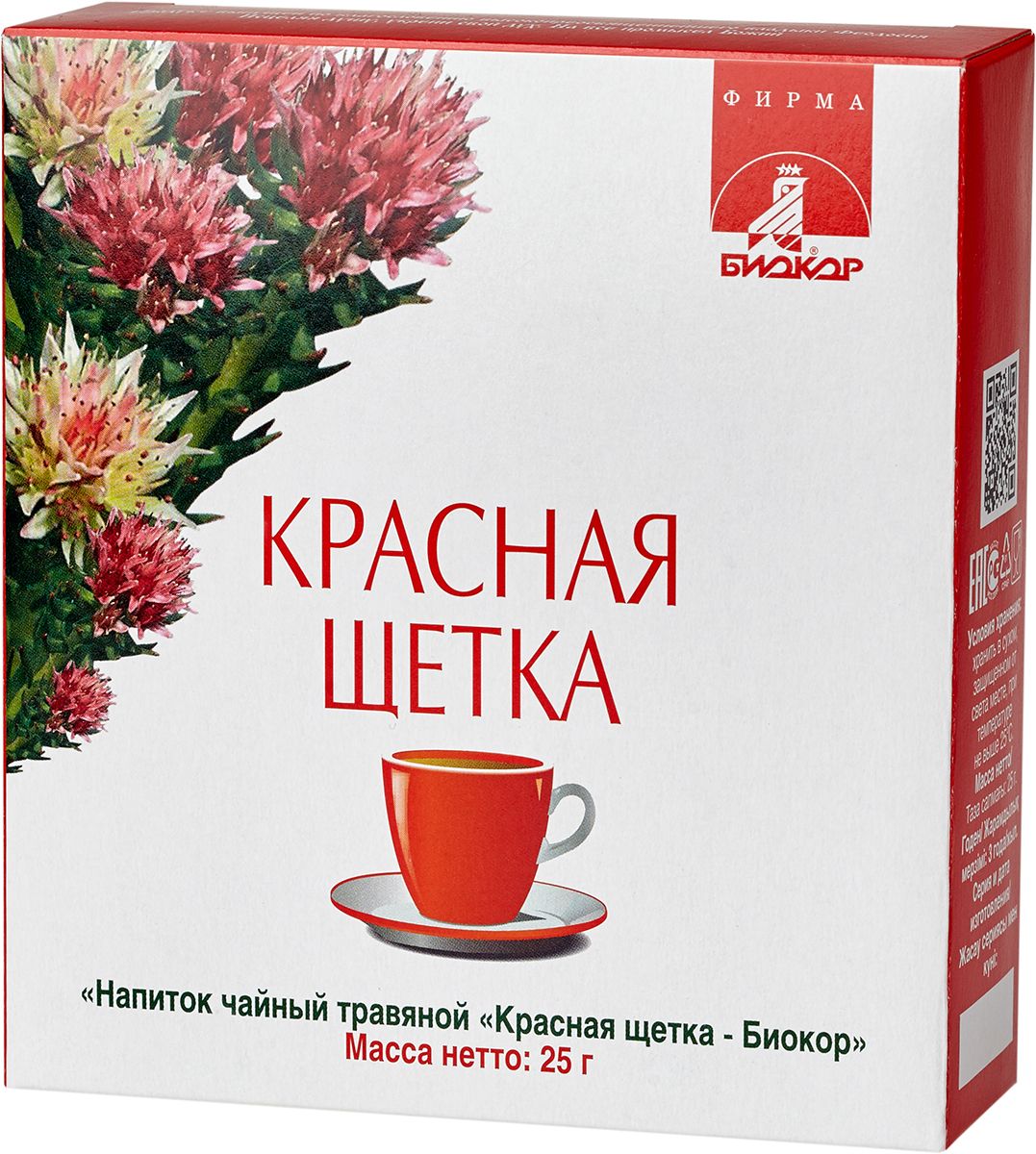 

Напиток чайный травяной Красная щетка - Биокор 25 г