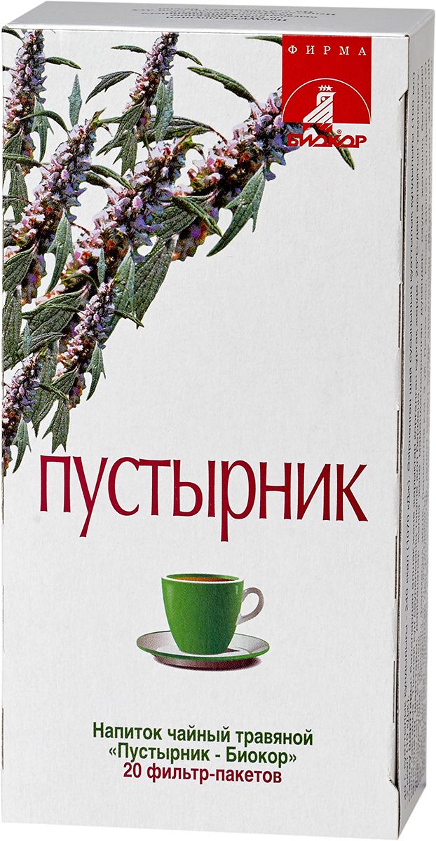 

Напиток чайный травяной Пустырник - Биокор 20*2 г