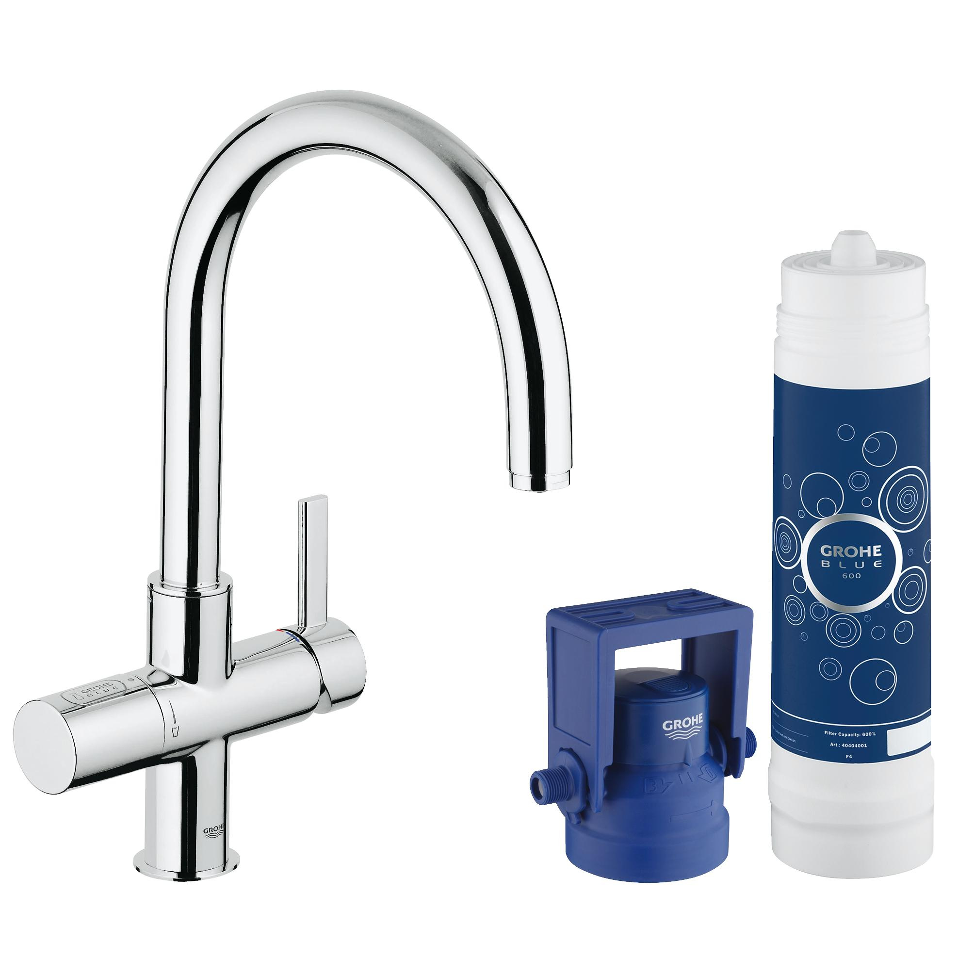 

Смеситель для кухонной мойки Grohe Blue Pure 33249001 хром, Blue Pure 33249001