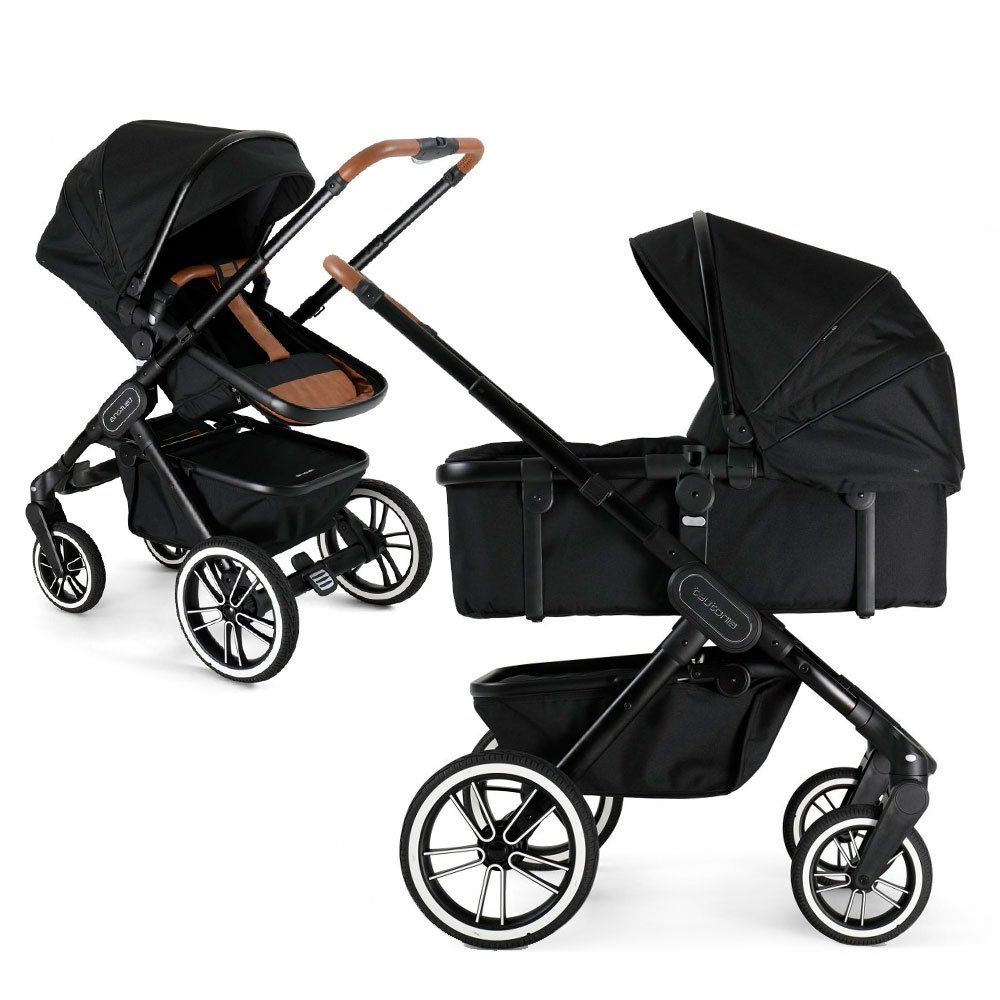 

Коляска 2 в 1 Teutonia Trio Black/Urban Black, цвет шасси: черный, Trio