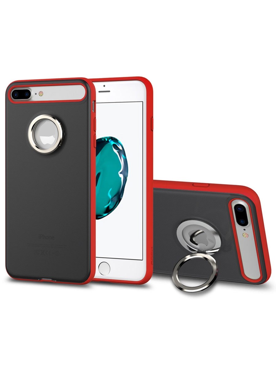 фото Чехол rock ring holder case m2 для apple iphone 7 plus/8 plus red