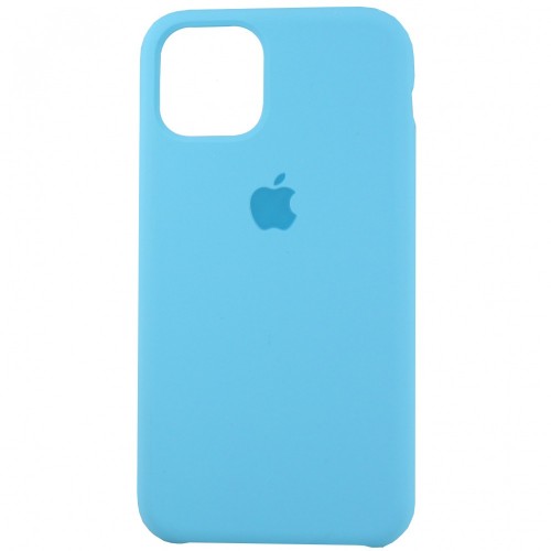 фото Чехол silicone case lux для iphone 11pro blue nobrand