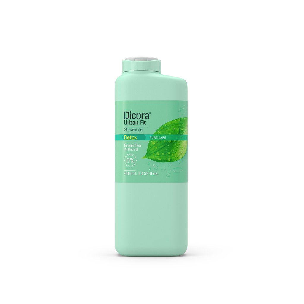 фото Dicora urban fit shower gel detox green tea крем-гель для душа детокс "зеленый чай" 400 мл