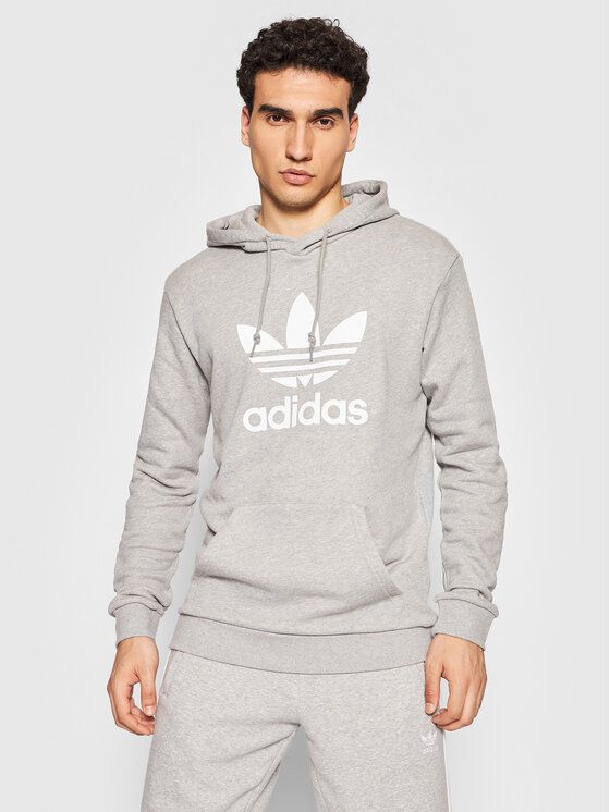 

Худи мужское Adidas 0000208119368 серое S, Серый, 0000208119368