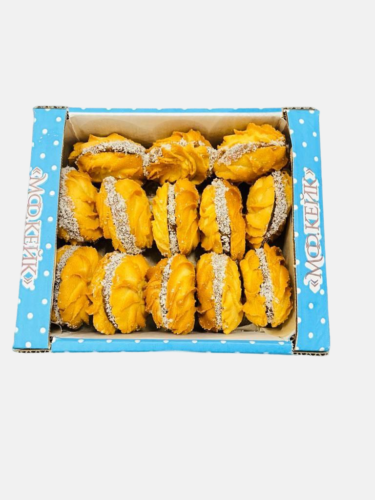 

Печенье MF.CAKE песочное с варёной сгущёнкой и кокосом, 800 г