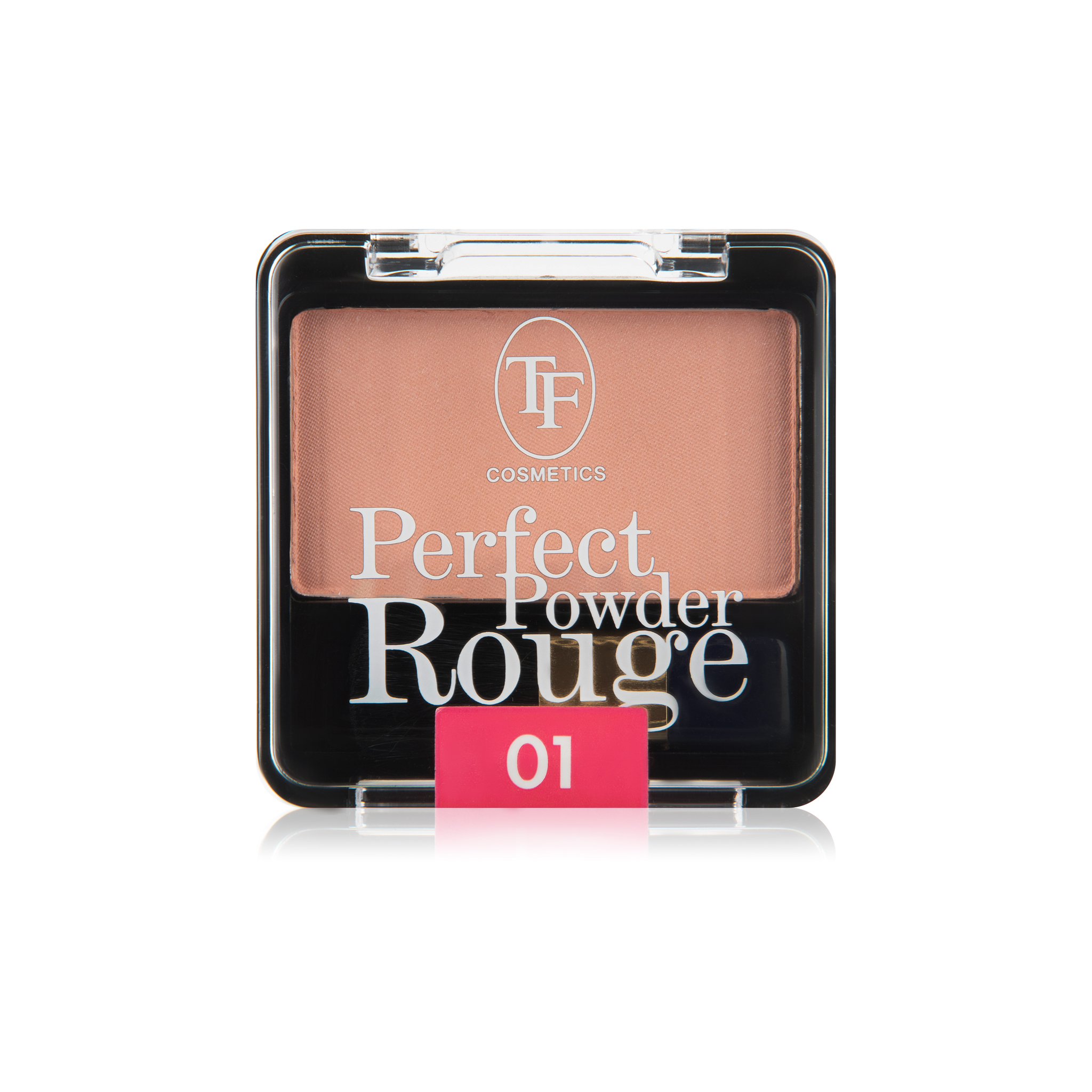 фото Румяна с кистью triumph perfect powder rouge 01 розовые лепестки tf cosmetics