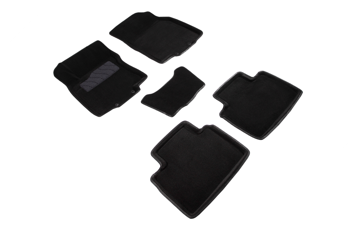 

Ворсовые 3D коврики в салон Seintex для Nissan X-Trail (T32) 2015-н.в. (черные)