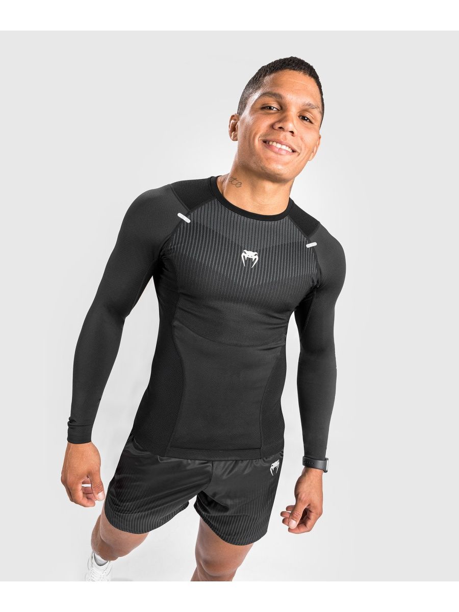 

Рашгард Venum Biomecha Black-Grey L-S, M, Biomecha Black/Grey L/S