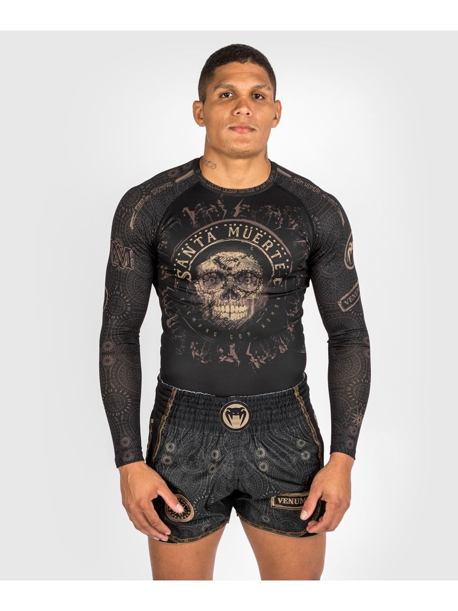 фото Рашгард venum santa muerte dark side l-s black-brown, m