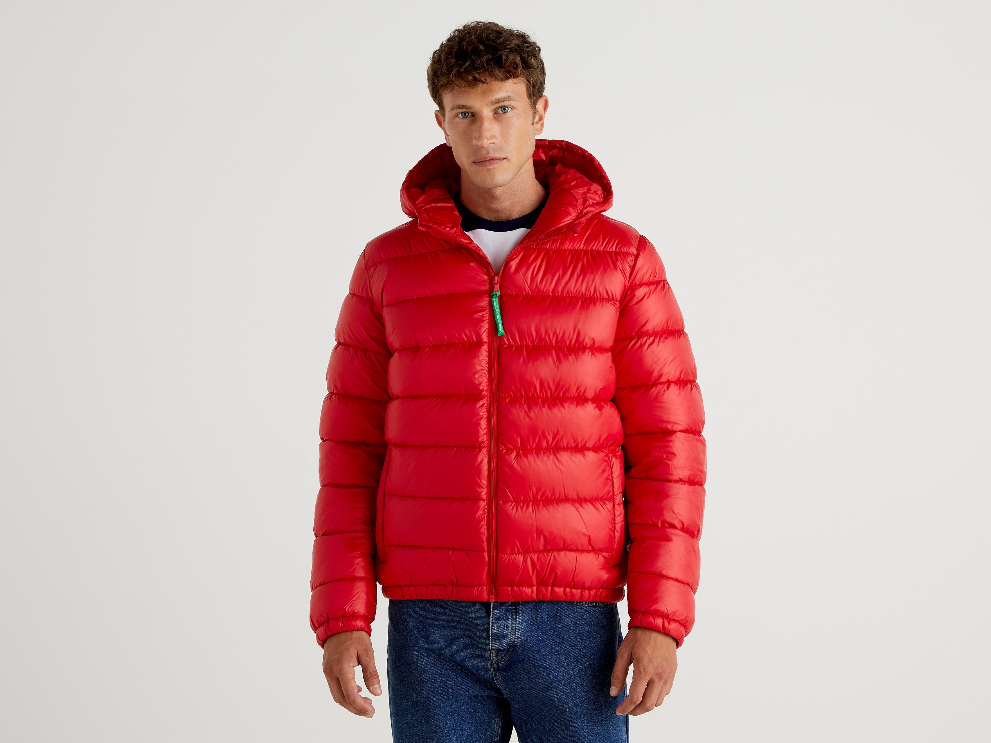 

Куртка мужская United Colors of Benetton 21A_29EH53H98 красная XL, 21A_29EH53H98