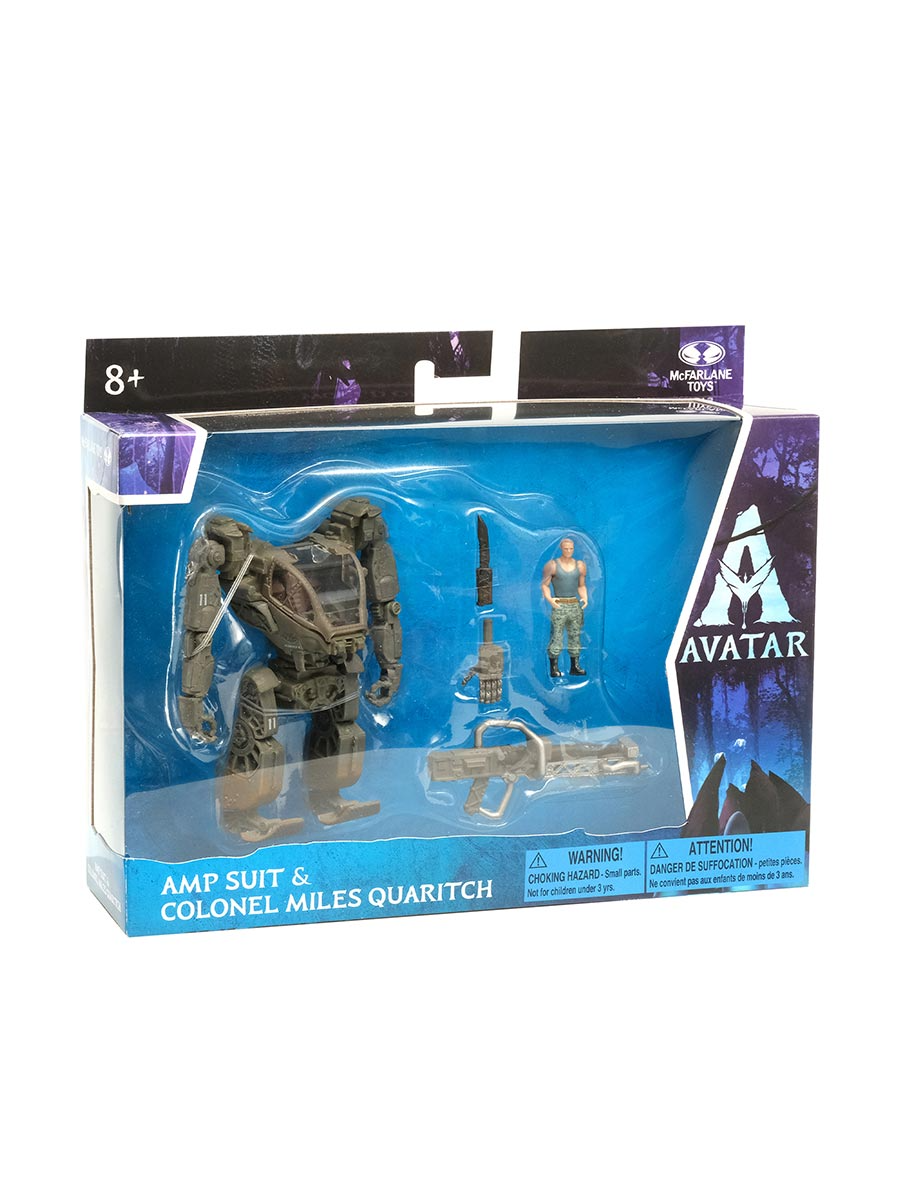 Набор фигурок Аватар Avatar movie Amp Suit & Colonel Miles Quaritch 10см MF16378