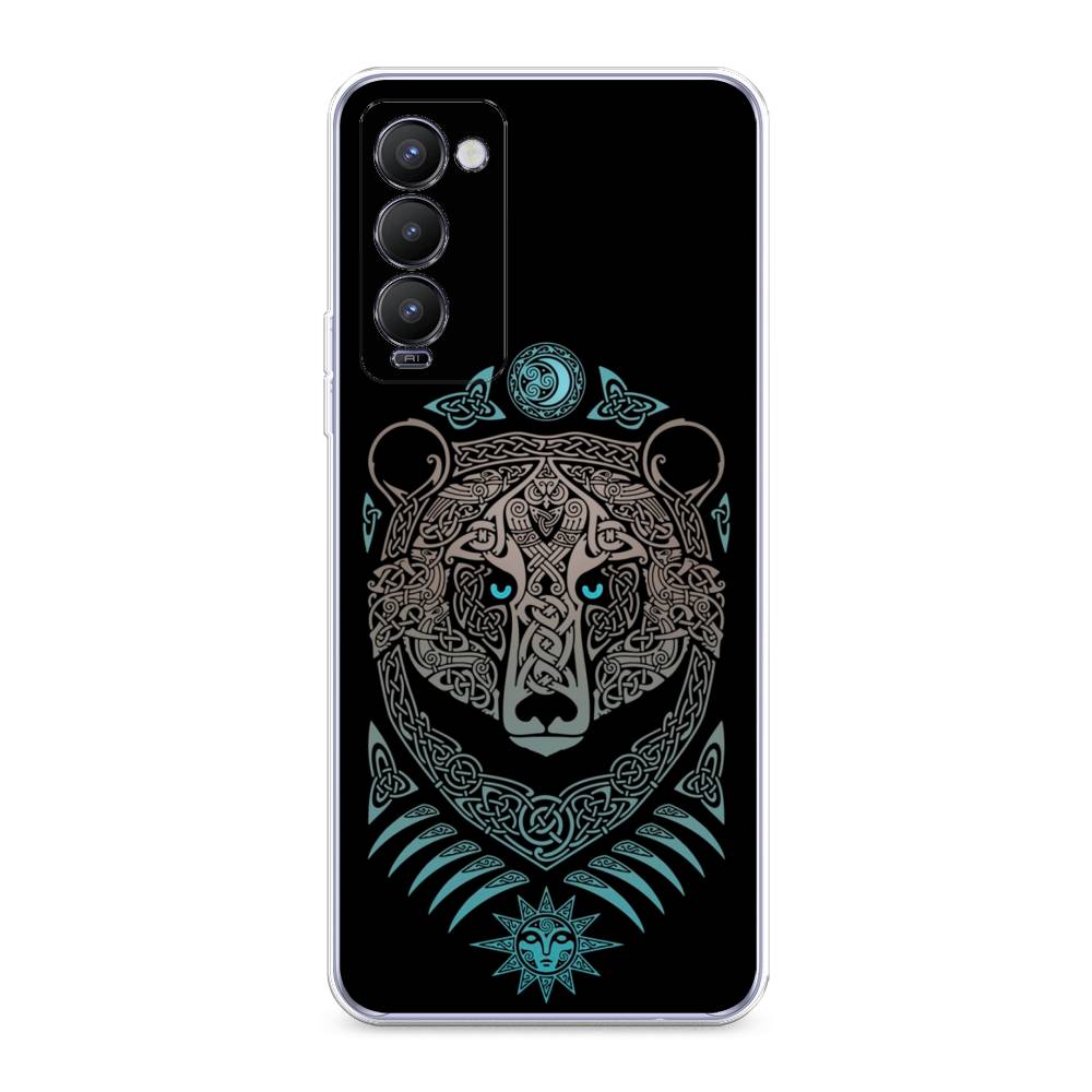 

Чехол Awog на Tecno Camon 18/18T "Кельтский медведь", Разноцветный, 300950-2