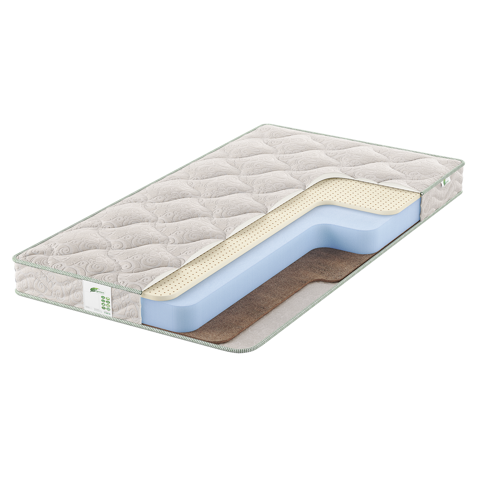 

Матрас Agreen Mono Sidney 70х160, Белый, Mono Sidney
