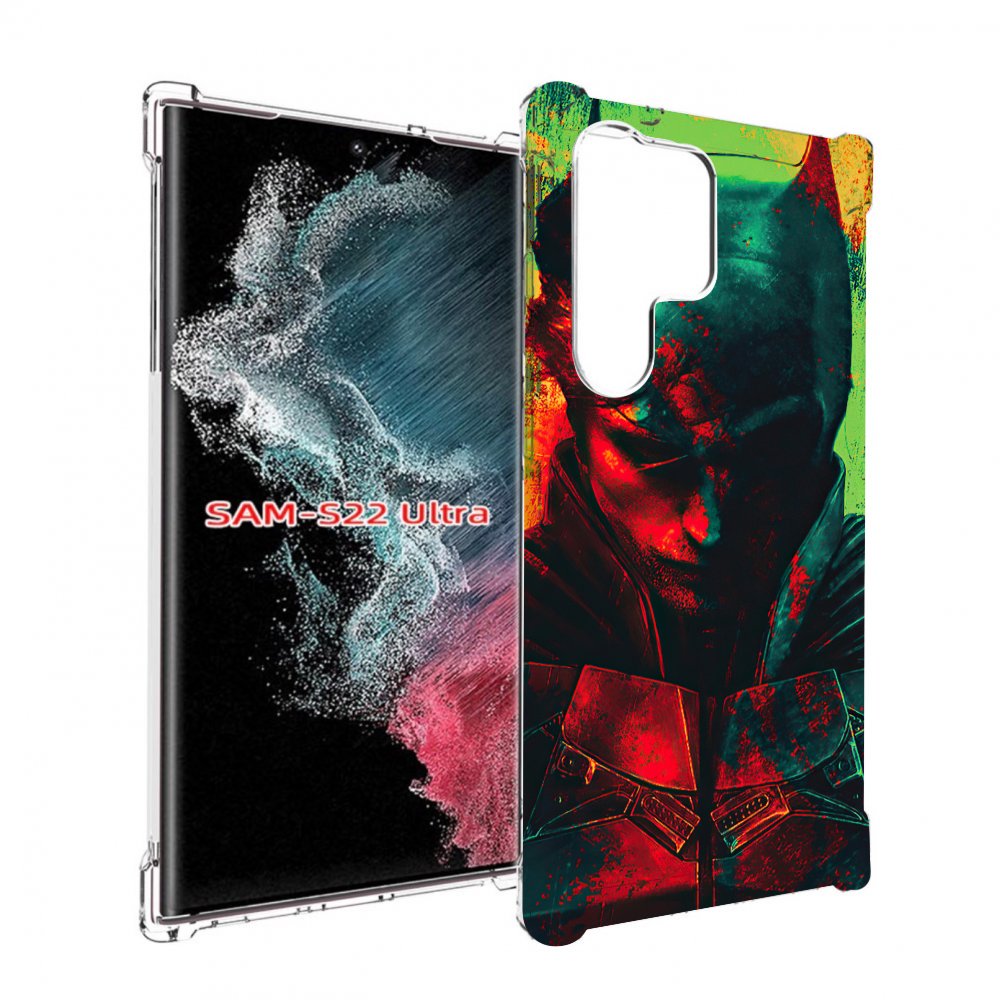 

Чехол Mypads The Batman Для Samsung Galaxy S23 Ultra, Прозрачный, Tocco