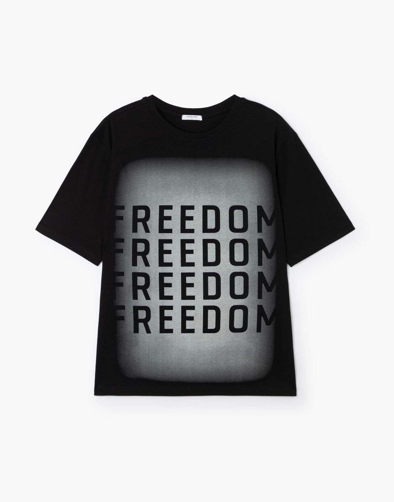 

Футболка женская Gloria Jeans GKT025325 черный M/164, GKT025325