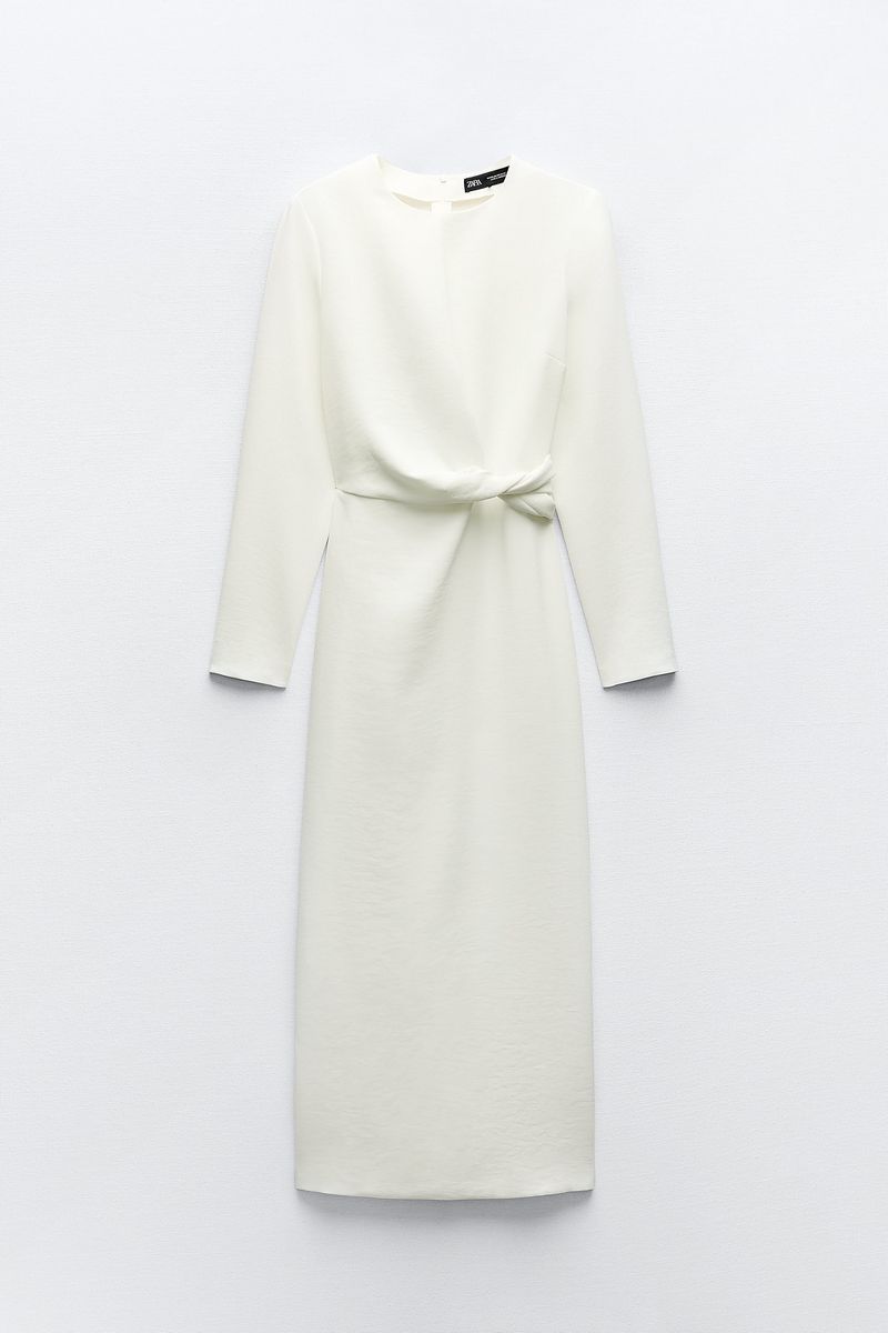 

Платье женское ZARA 02246522 белое XS, Белый, 02246522