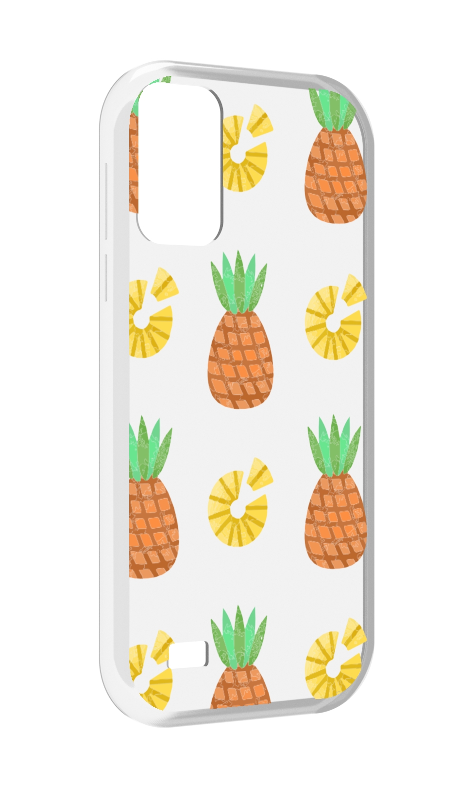 

Чехол MyPads ананасики для Oukitel C31, Прозрачный, Tocco
