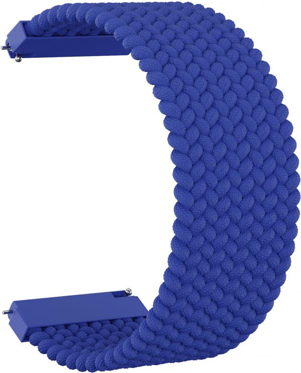 

Ремешок нейлоновый GSMIN Braid 20 для Garmin Venu (165 мм) (Синий)