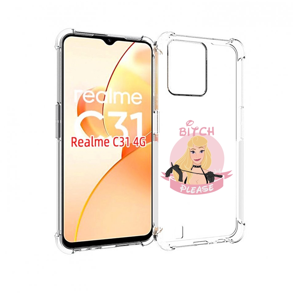 

Чехол MyPads принцесса-аврора женский для OPPO Realme C31, Прозрачный, Tocco
