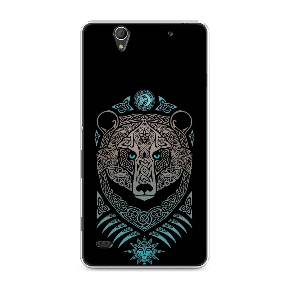 

Чехол Awog на Sony Xperia C4 "Кельтский медведь", Разноцветный, 52650-2