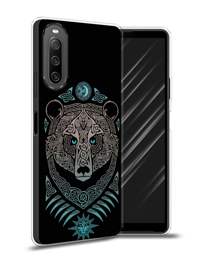 

Чехол Awog на Sony Xperia 10 IV "Кельтский медведь", Разноцветный, 55250-2