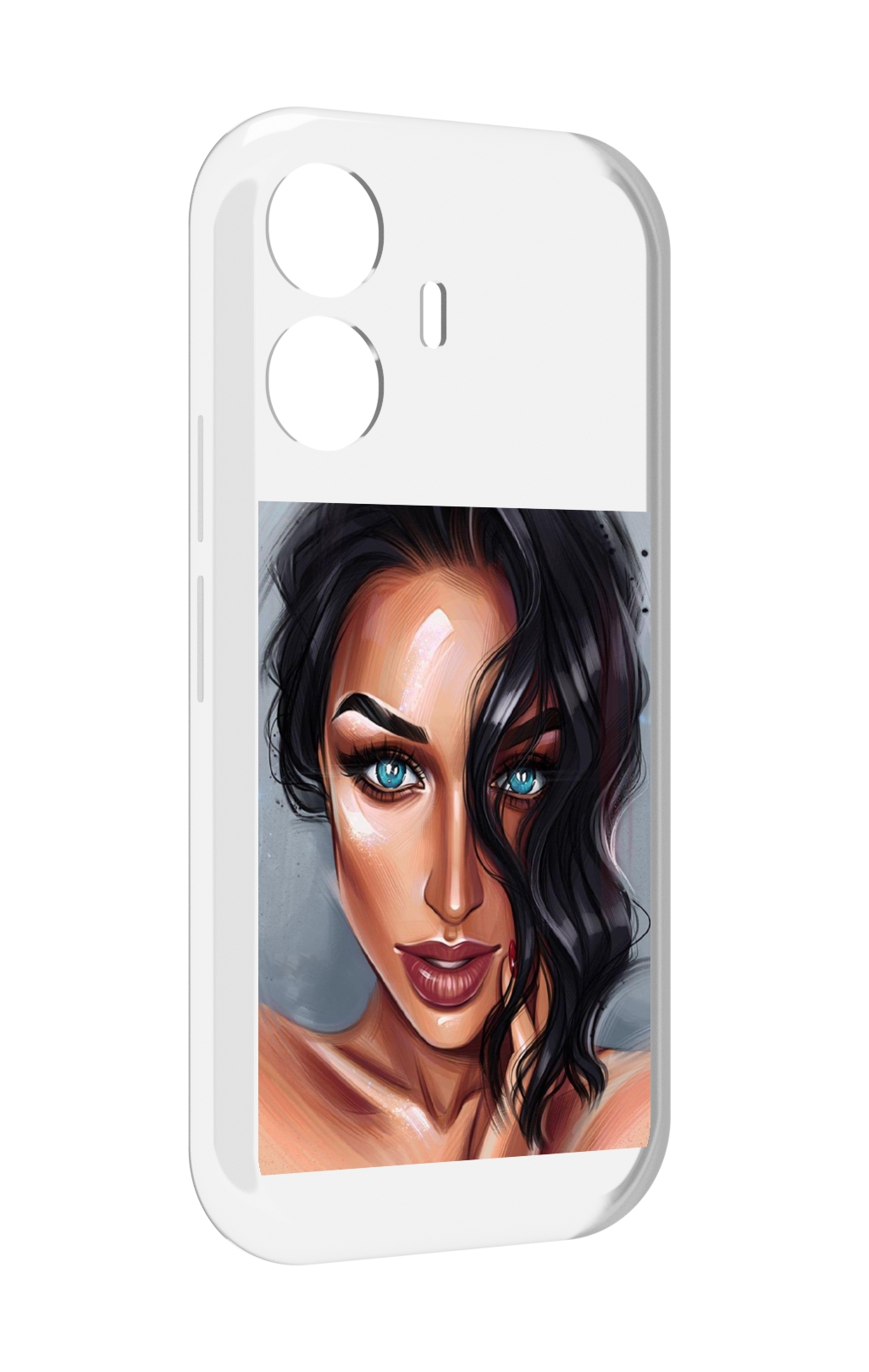 

Чехол MyPads Брюнетка для Vivo Y77E / Vivo iQOO Z6 Lite, Прозрачный, Tocco