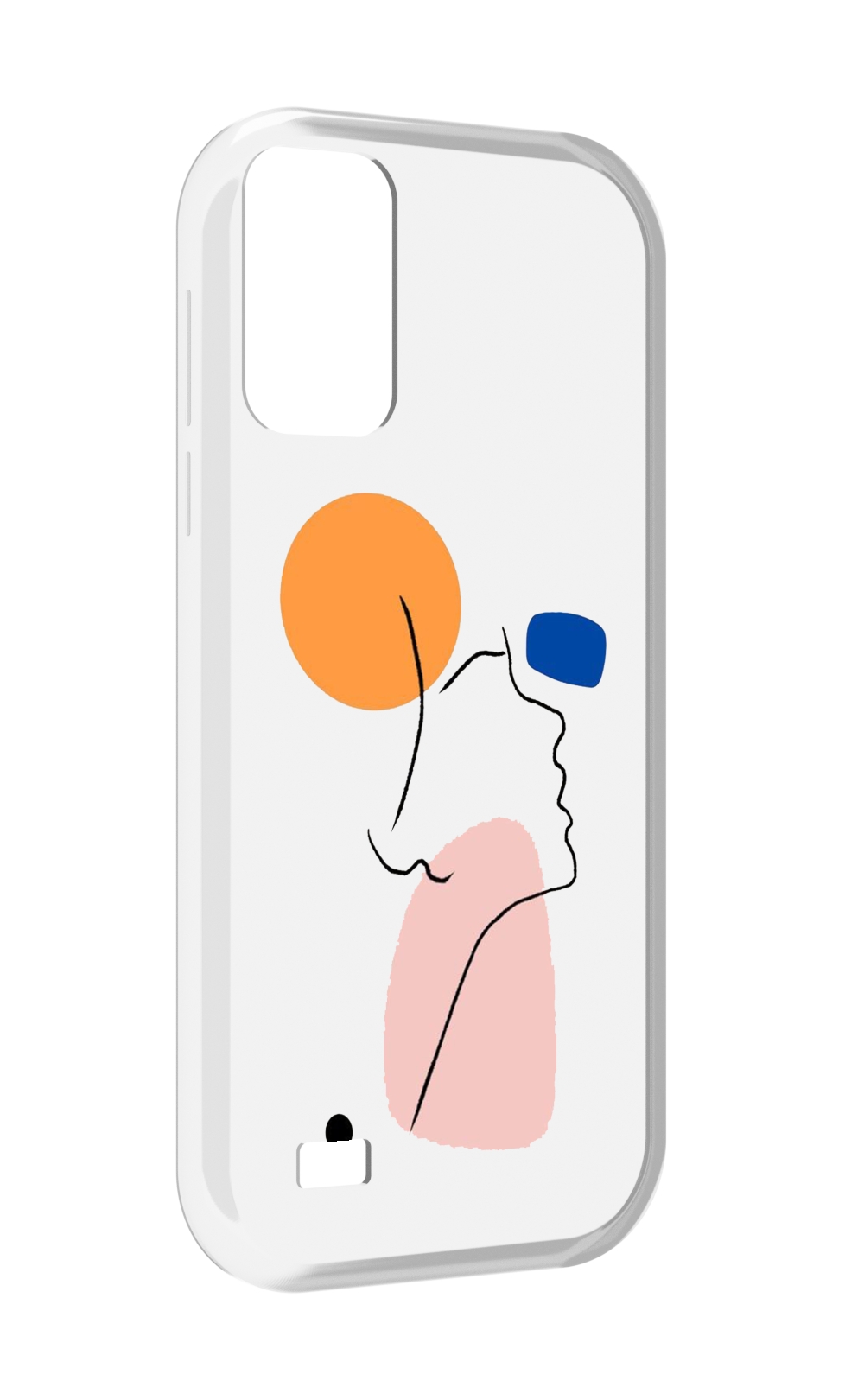 

Чехол MyPads абстракция девушки женский для Oukitel C31, Прозрачный, Tocco