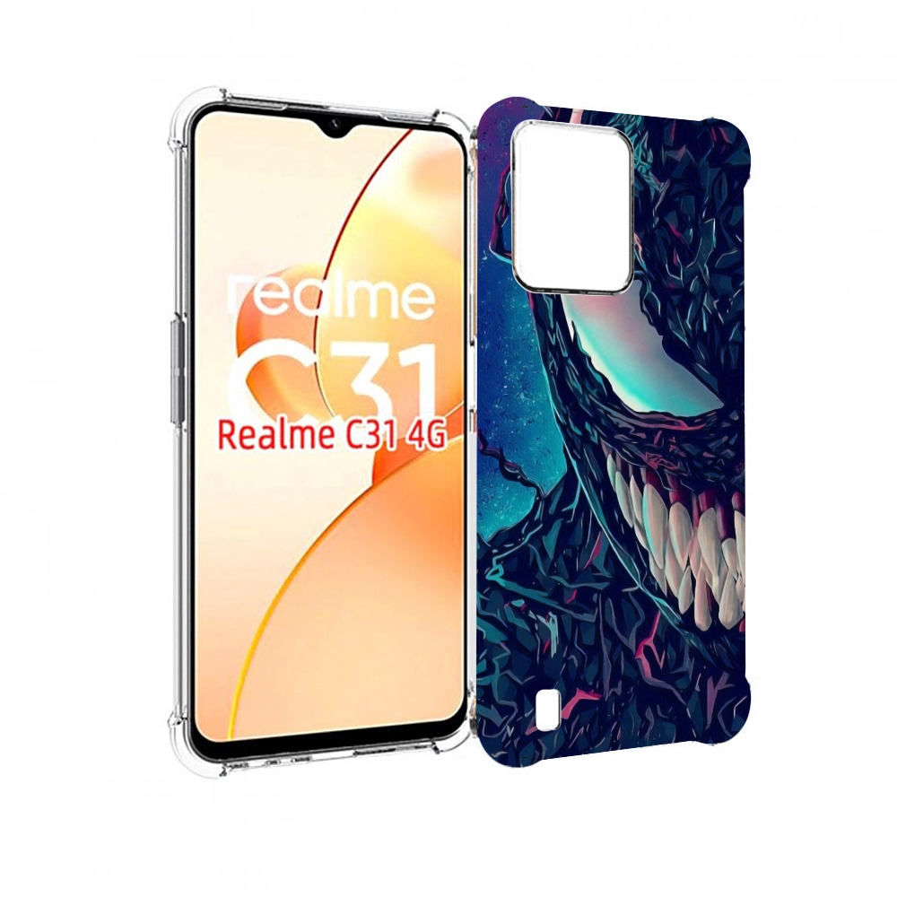 

Чехол MyPads полу веном для OPPO Realme C31, Прозрачный, Tocco