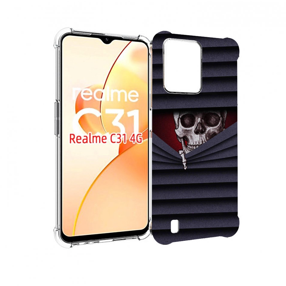 

Чехол MyPads подглядываю для OPPO Realme C31, Прозрачный, Tocco