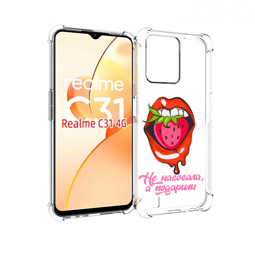 

Чехол MyPads подарили для OPPO Realme C31, Прозрачный, Tocco