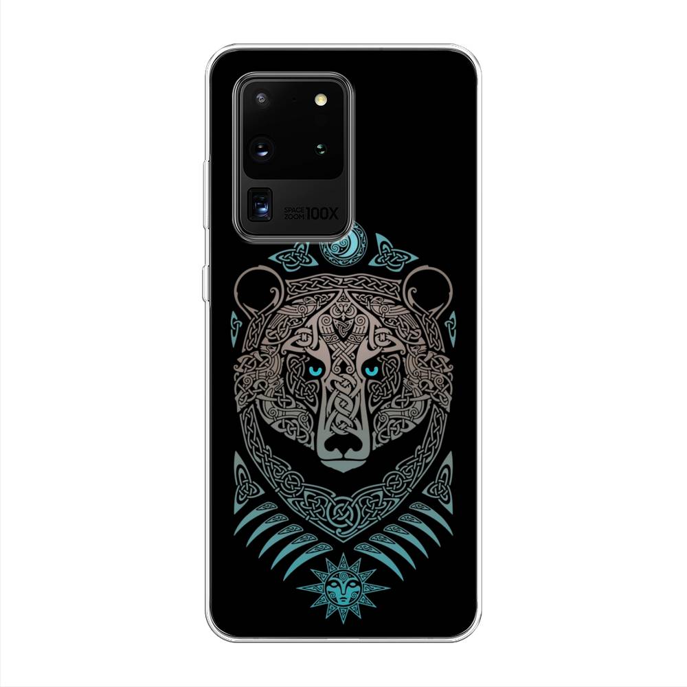 

Чехол Awog на Samsung Galaxy S20 Ultra "Кельтский медведь", Разноцветный, 29450-2