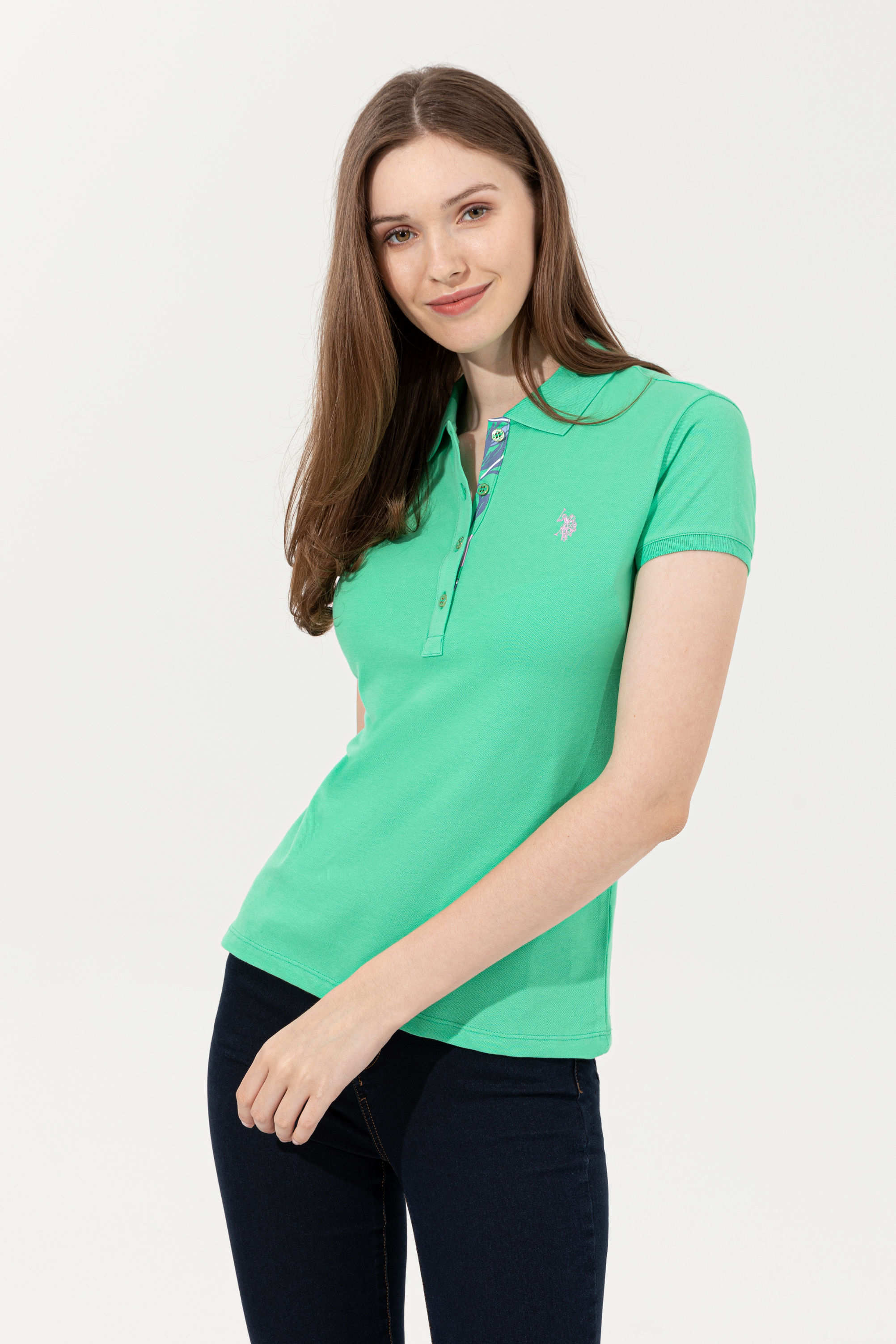 

Футболка женская U.S. POLO Assn. G082SZ0110TP01-OML зеленая S, Зеленый, G082SZ0110TP01-OML