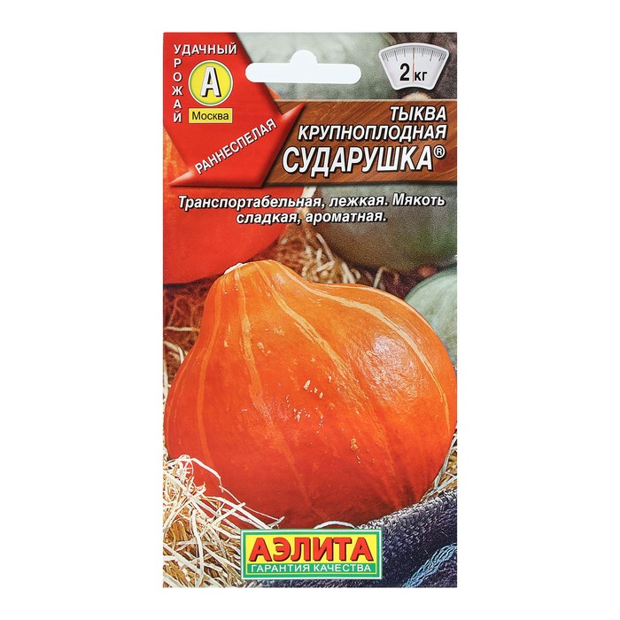

Семена Тыква крупноплая Сударушка 1 г