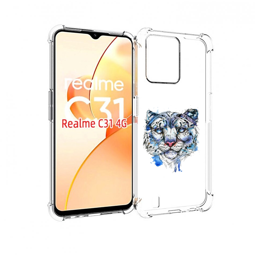 

Чехол MyPads водяной тигр для OPPO Realme C31, Прозрачный, Tocco