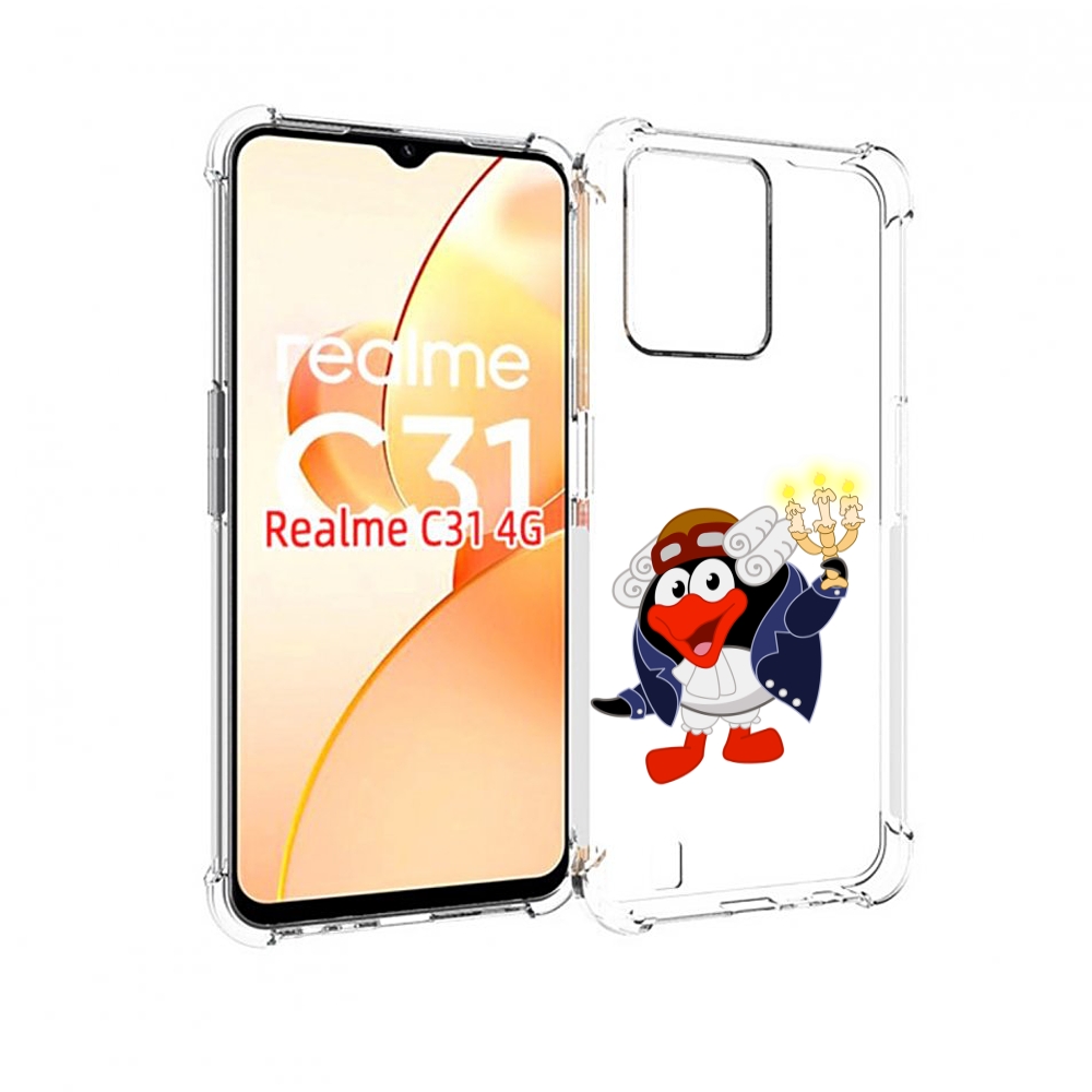 

Чехол MyPads пин-графф для OPPO Realme C31, Прозрачный, Tocco