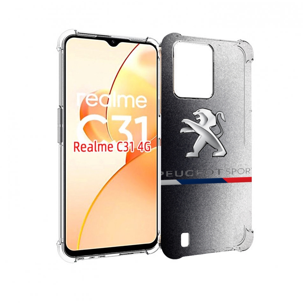 

Чехол MyPads peugeot-1 для OPPO Realme C31, Прозрачный, Tocco
