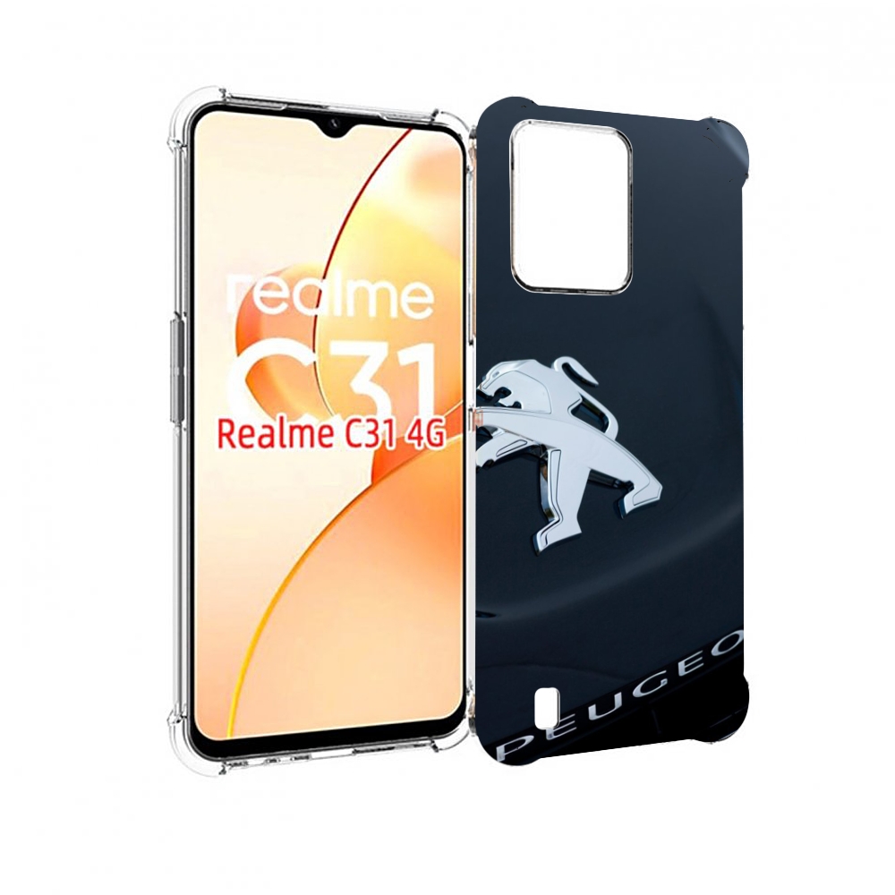 

Чехол MyPads peugeot 2 для OPPO Realme C31, Прозрачный, Tocco