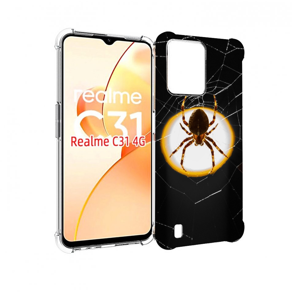 

Чехол MyPads паук-с-паутинкой для OPPO Realme C31, Прозрачный, Tocco